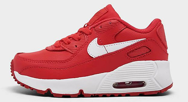 Nike Toddler Air Max 90 Casual Shoe in Track Red Color