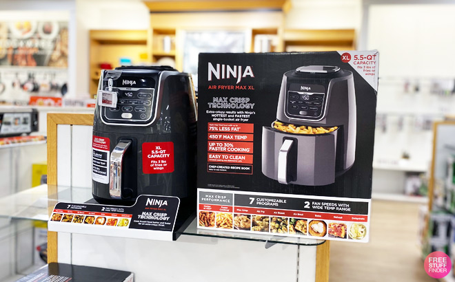 Ninja Air Fryer Max XL on Store Shelf