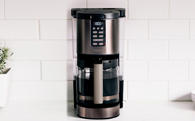 Ninja Programmable XL 14-Cup Coffee Maker PRO, Black Stainless Steel