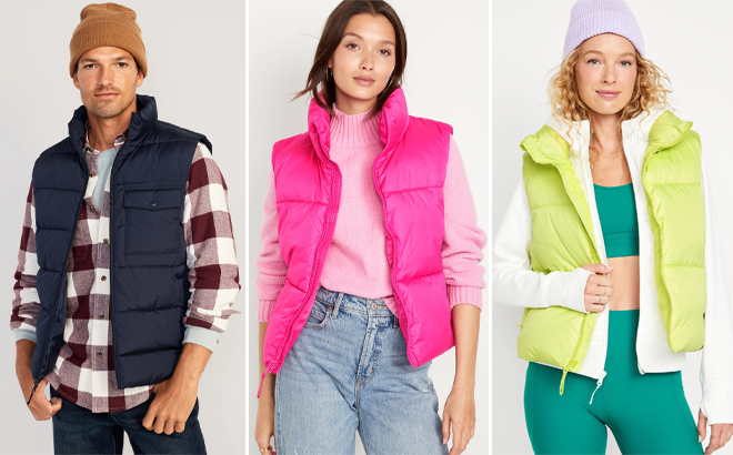 Old Navy Puffer Vests Overview