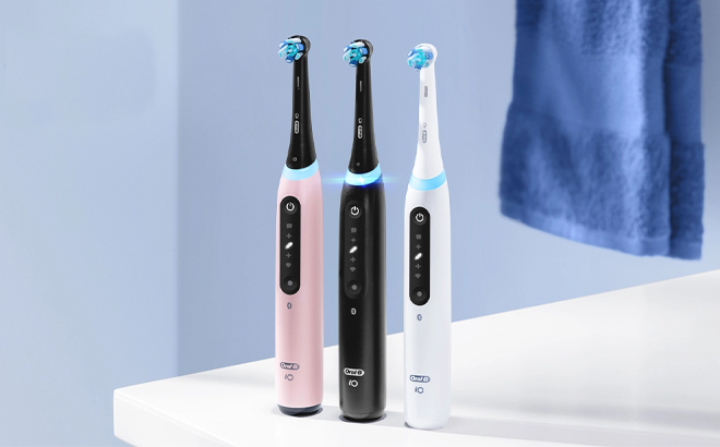 Oral B iO Series 5 Electric Toothbrushes with Brush Head in Three Colors