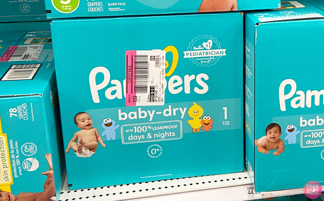 Pampers Baby Dry Absorbent Disposable Diapers