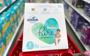 Pampers Pure Protection Diapers 132 Count on cart