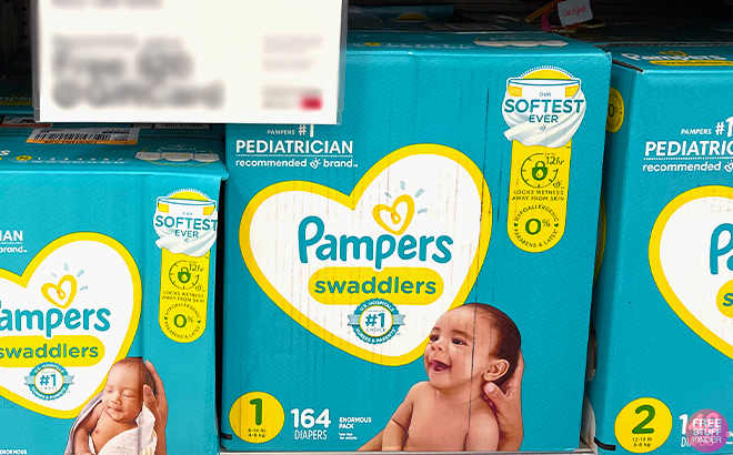 Pampers Swaddlers Active Baby Diapers 164 Count