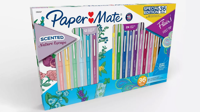 Paper Mate Flair Felt Tip Pens 36 Count