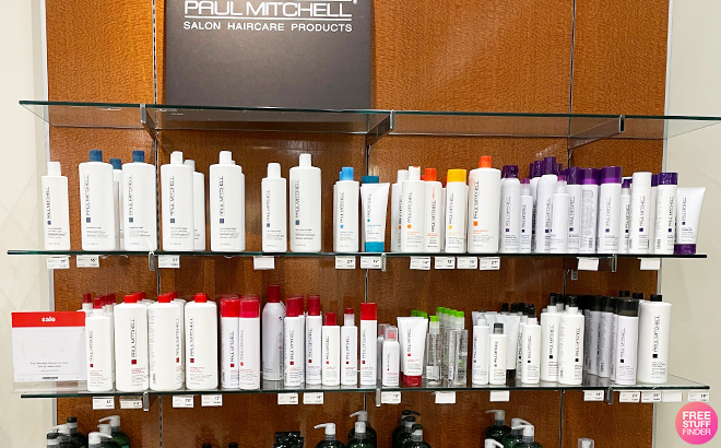 Paul Mitchell Hair Care Items on Shelves at JCPenney