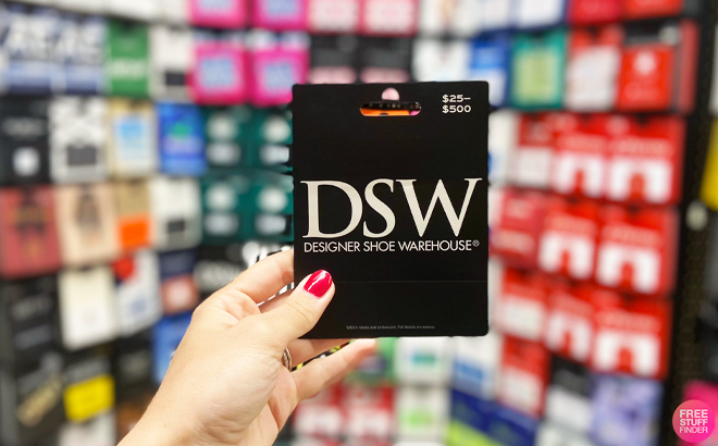 Dsw gift deals card discount