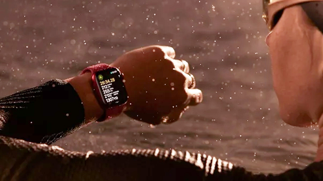 Person Wearing the Apple Watch Series 9