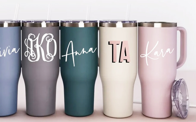Personalized Tumbler in Different colors