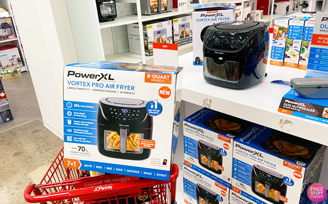 PowerXL Vortex Pro Air Fryer 8qt - Black 8 qt