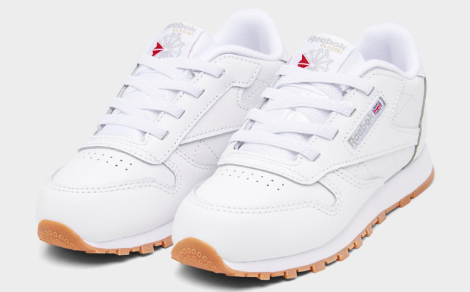 Reebok Toddler Classic Casual Shoes in White Color