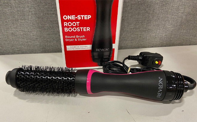 Revlon One Step Root Booster Round Brush Dryer and Hair Styler
