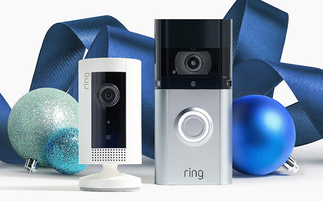 Ring Video Doorbell 3 with Indoor Security Camera Ring Assist Plus