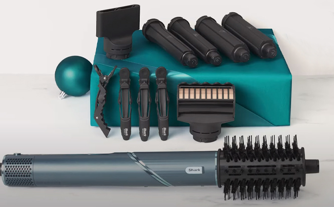 Shark FlexStyle Air Drying Styling System Bundle on a Table