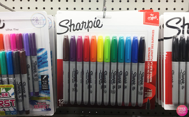 Sharpie Permanent Markers 12 Count in Store