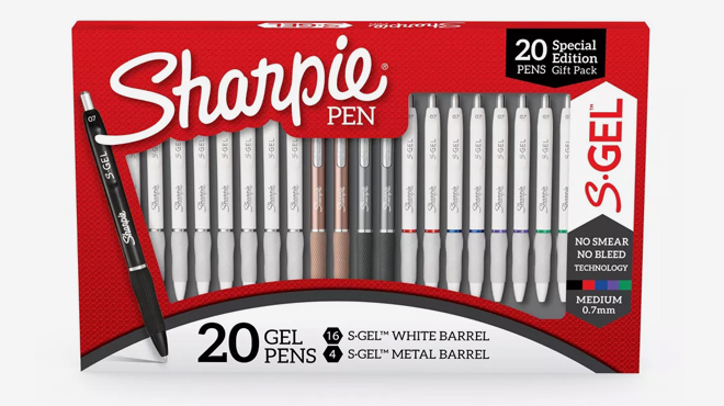 Sharpie S Gel 0 7mm Medium Tip Pens 20 Count