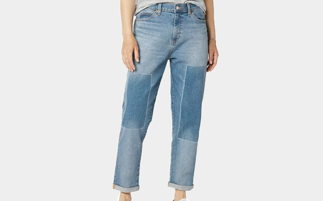 Signature by Levi Strauss Co Womens Heritage Boyfriend Jeans Signature by Levi Strauss Co Womens Heritage Boyfriend Jeans