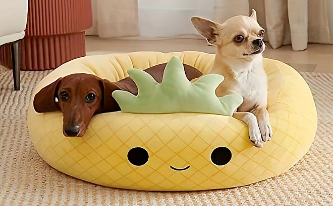 Squishmallow Pineapple Pet Bed