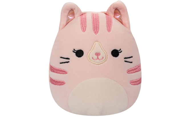 Squishmallows 10 Inch Laura the Pink Tabby Plush Toy