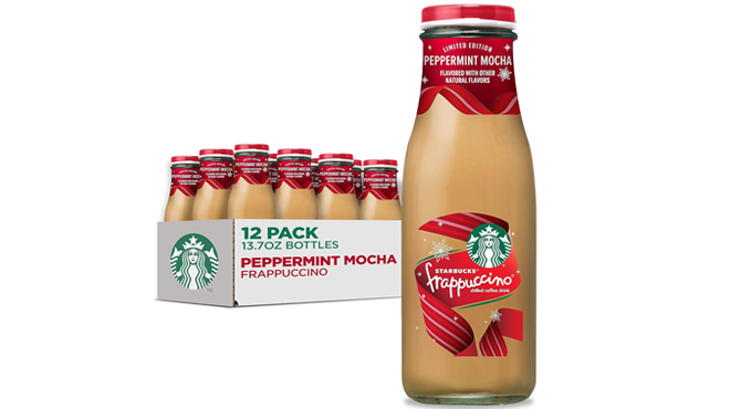 Starbucks Frappuccino Coffee Drink Peppermint Mocha 12 Pack