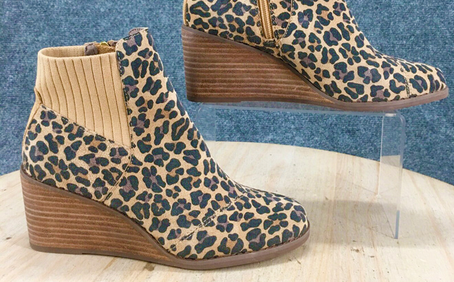 TOMS Sadie Tan Leopard Boot