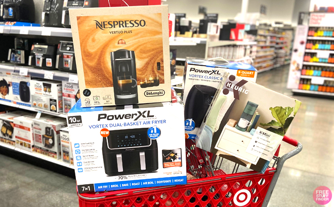 Target Small Appliances in the cart