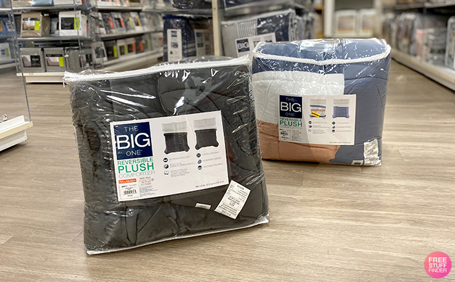 The Big One Plush Down Alternative Reversible Comforters in Kohls Store