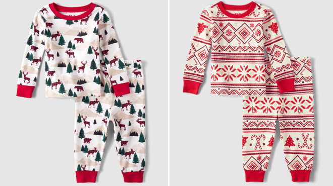 The Childrens Place Baby Toddler Snug Fit Cotton Pajamas