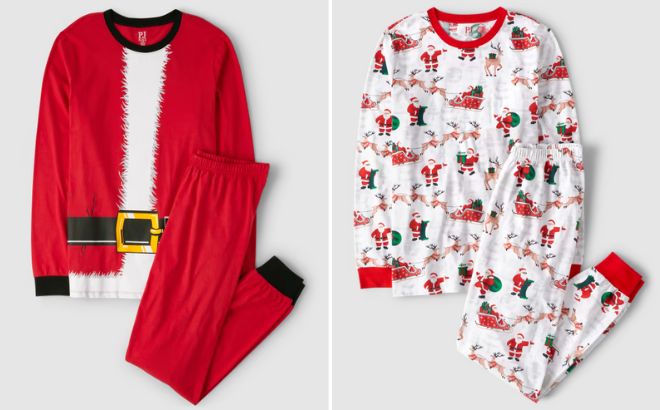 The Childrens Place Unisex Adult Matching Family Santa Reindeer Cotton Pajamas