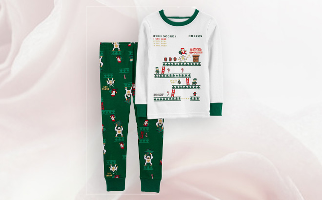 Toddler 2 Piece Christmas 100 Snug Fit Cotton Pajamas