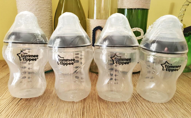 Tommee Tippee 4 Count Closer To Nature Baby Bottles