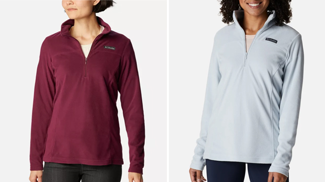 Two Colors of Columbia Womens Pullovers