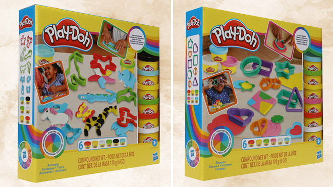 Two Styles of Play Doh Starter Sets