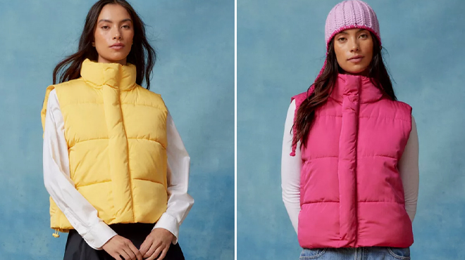 Urban Outfitters BDG Pia Puffer Vests
