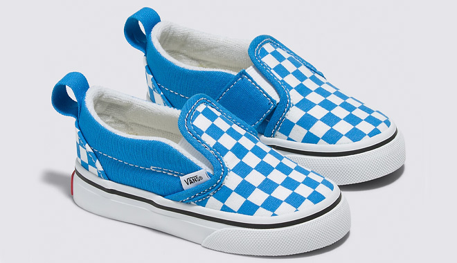 VANS Slip On V Checkerboard Kids Shoes