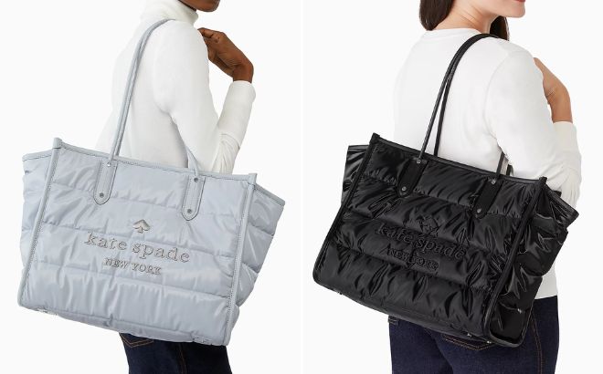 Women are Wearing Kate Spade Ella Puffy Extra Large Tote