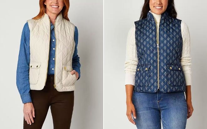 Women are Wearing St Johns Bay Quilted Vest
