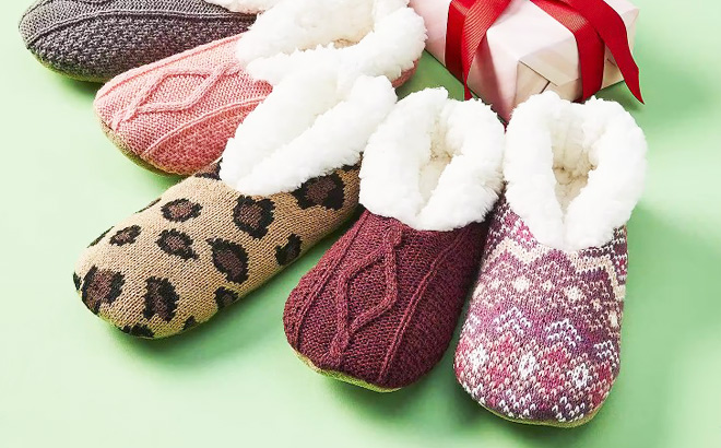 Womens Cozy Slipper Socks