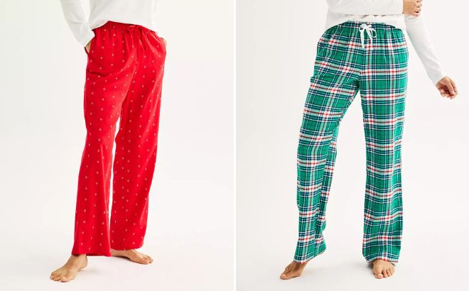 Womens Sonoma Goods For Life Flannel Sleep Pants