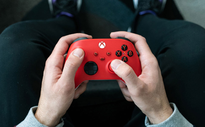 Xbox Core Wireless Controller in Pulse Red Color