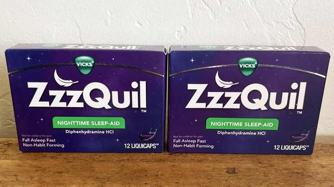 ZzzQuil Nighttime Sleep Aid 12 Liquicaps