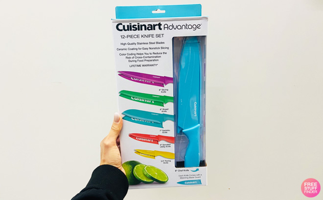 a Hand Holding Cuisinart Advantage Set