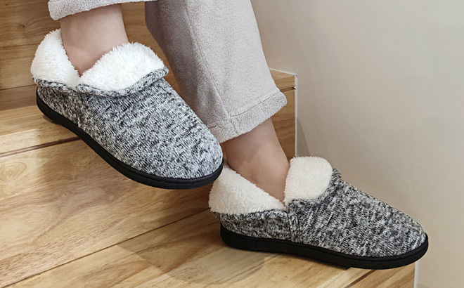 Women’s Fuzzy Slippers $16.99 at Walmart! | Free Stuff Finder