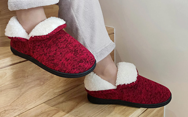 Women’s Fuzzy Slippers $16.99 at Walmart! | Free Stuff Finder