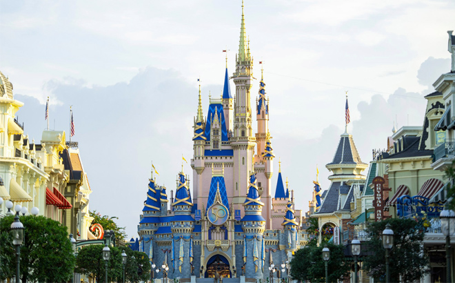 an Image of Cinderella Castle in Disney World