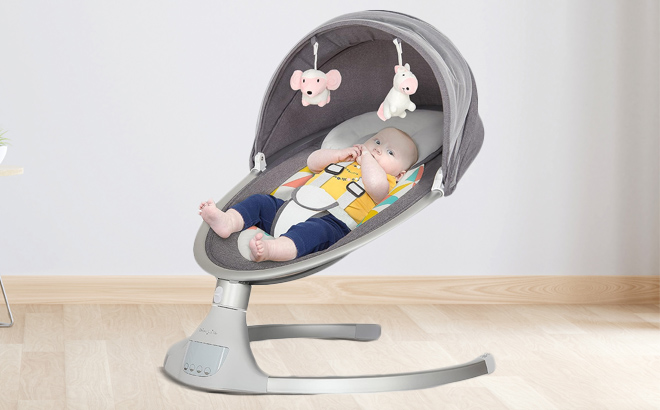 an Image of Dream On Me Zazu Baby Swing