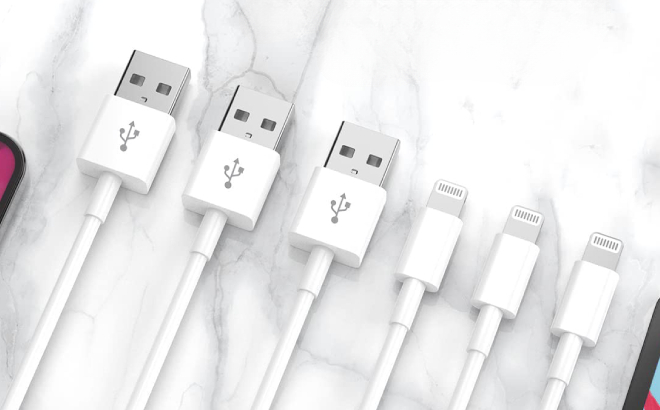 iPhone Lightning Cable 3 Pack 1
