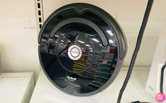 iRobot Roomba 675 Robot Vacuum on a Shelf at Target