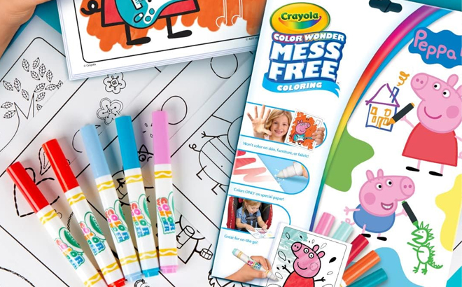 rayola Peppa Pig Color Wonder Coloring Kit at Amazon
