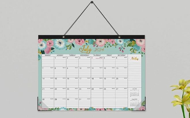 2024 Desk Calendar 12 Monthly Desk Wall Calendar 1